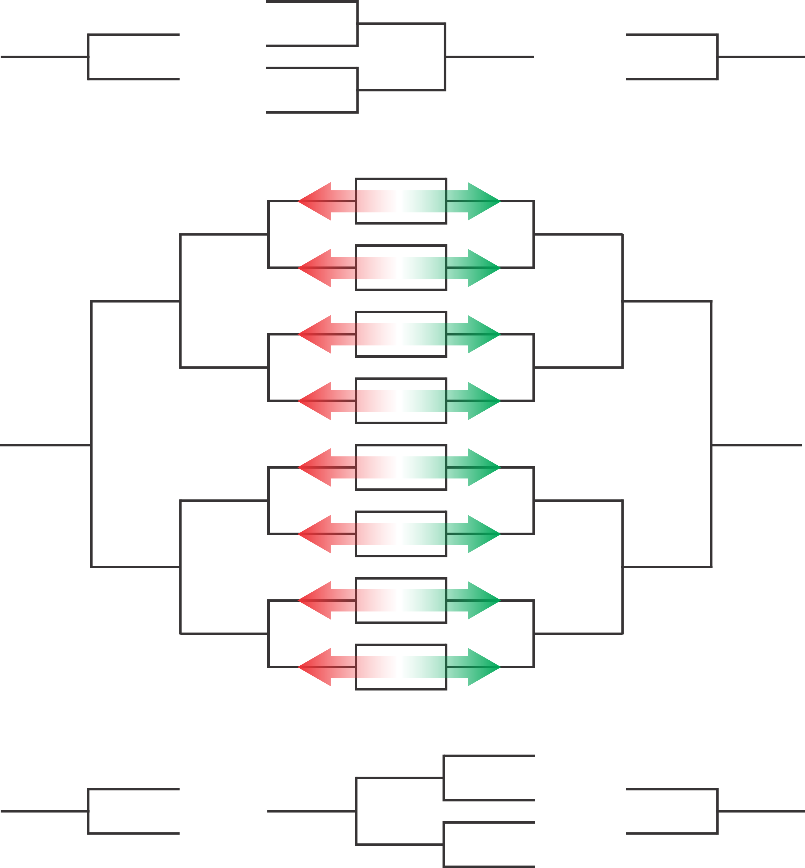 Compass Draw Tennis diagram for round 1